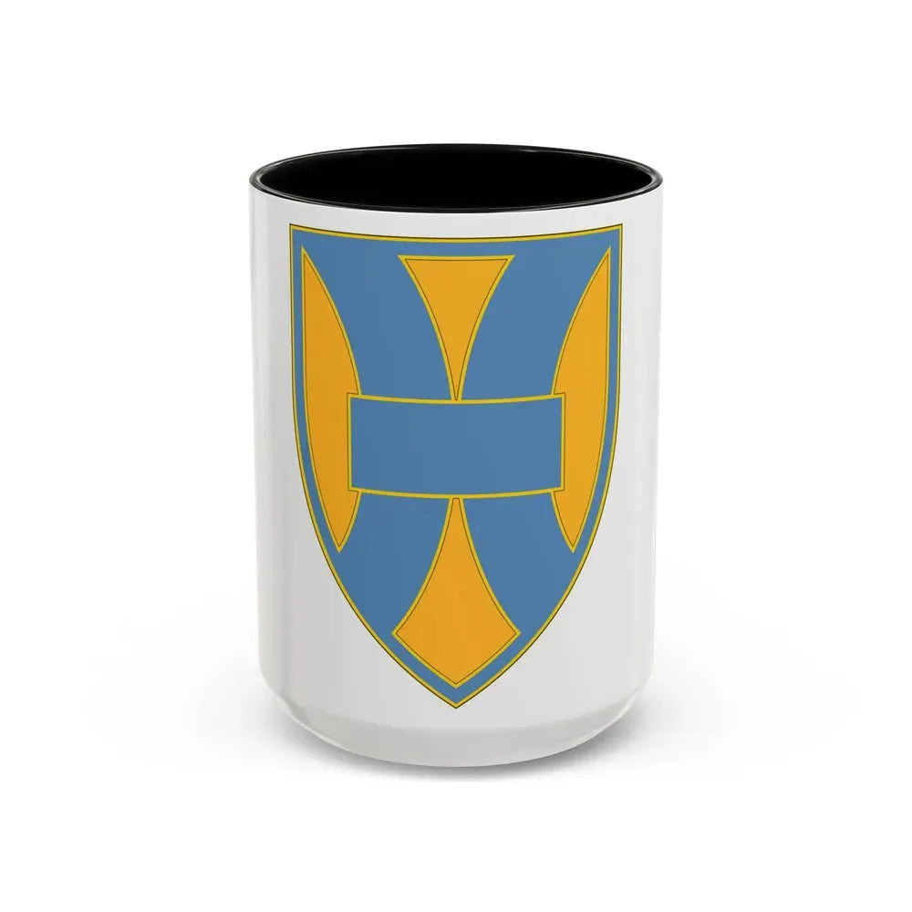 21 Sustainment Command (U.S. Army) Accent Coffee Mug 15oz Black - Go Mug Yourself