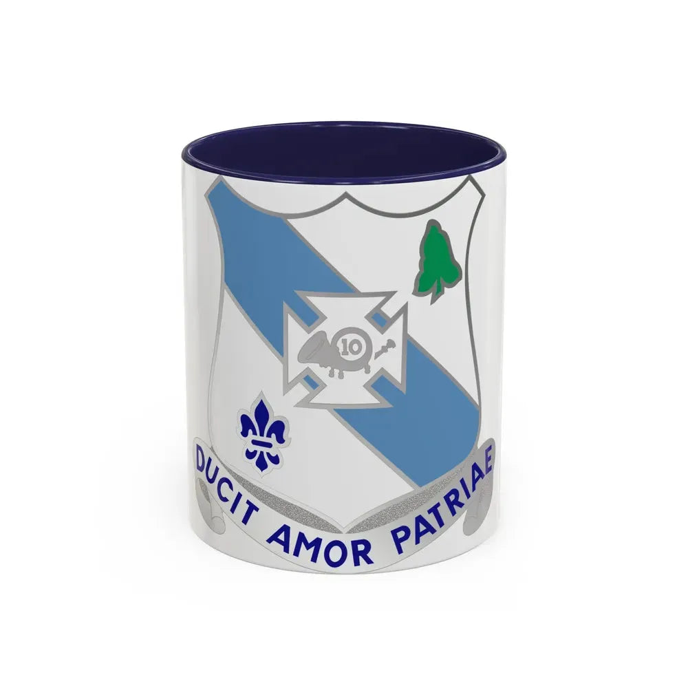 210 Armor Regiment (U.S. Army) Accent Coffee Mug 11oz Navy - Go Mug Yourself