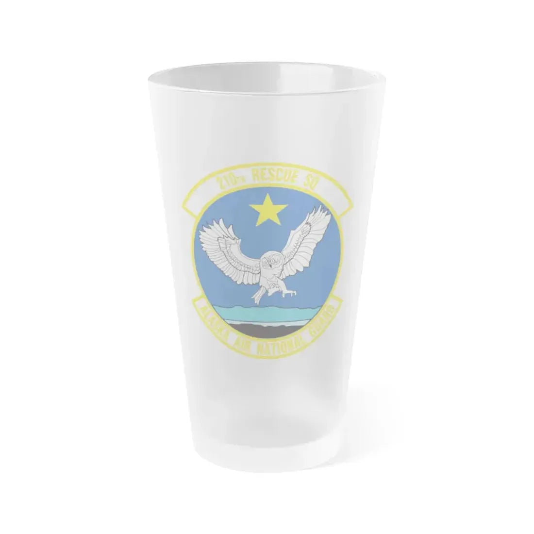 210 Rescue Squadron (U.S. Air Force) Frosted Pint Glass 16oz 16oz Frosted - Go Mug Yourself