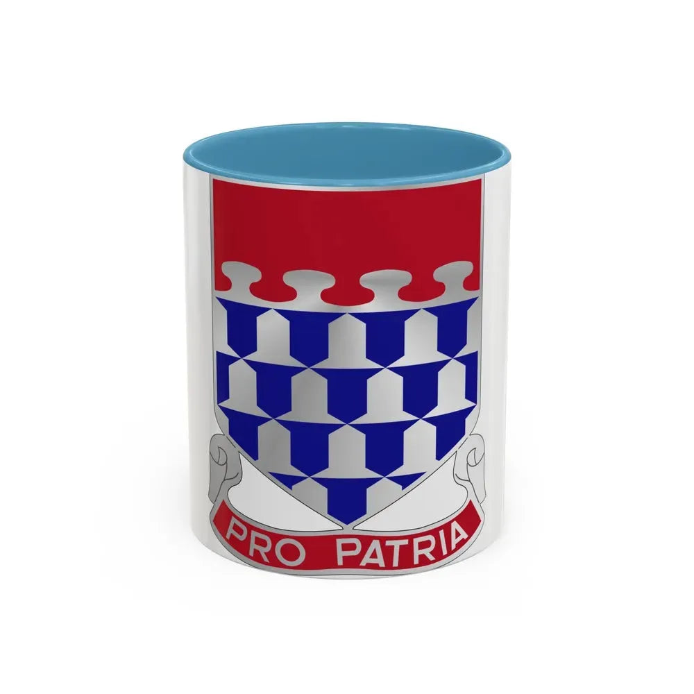 212 Artillery Regiment (U.S. Army) Accent Coffee Mug 11oz Light Blue - Go Mug Yourself