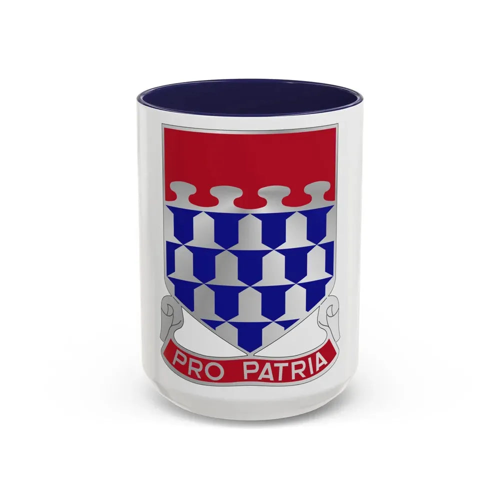 212 Artillery Regiment (U.S. Army) Accent Coffee Mug 15oz Navy - Go Mug Yourself