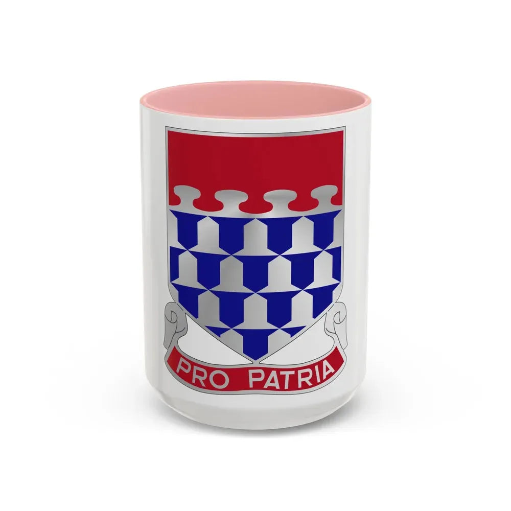 212 Artillery Regiment (U.S. Army) Accent Coffee Mug 15oz Pink - Go Mug Yourself