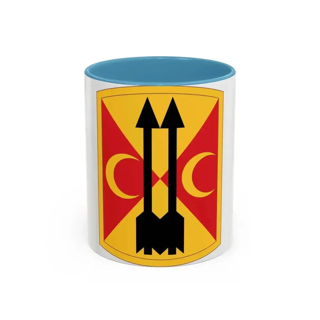 212th Field Artillery Brigade (U.S. Army) Accent Coffee Mug 11oz Light Blue - Go Mug Yourself