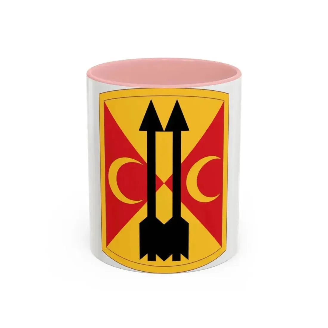 212th Field Artillery Brigade (U.S. Army) Accent Coffee Mug 11oz Pink - Go Mug Yourself