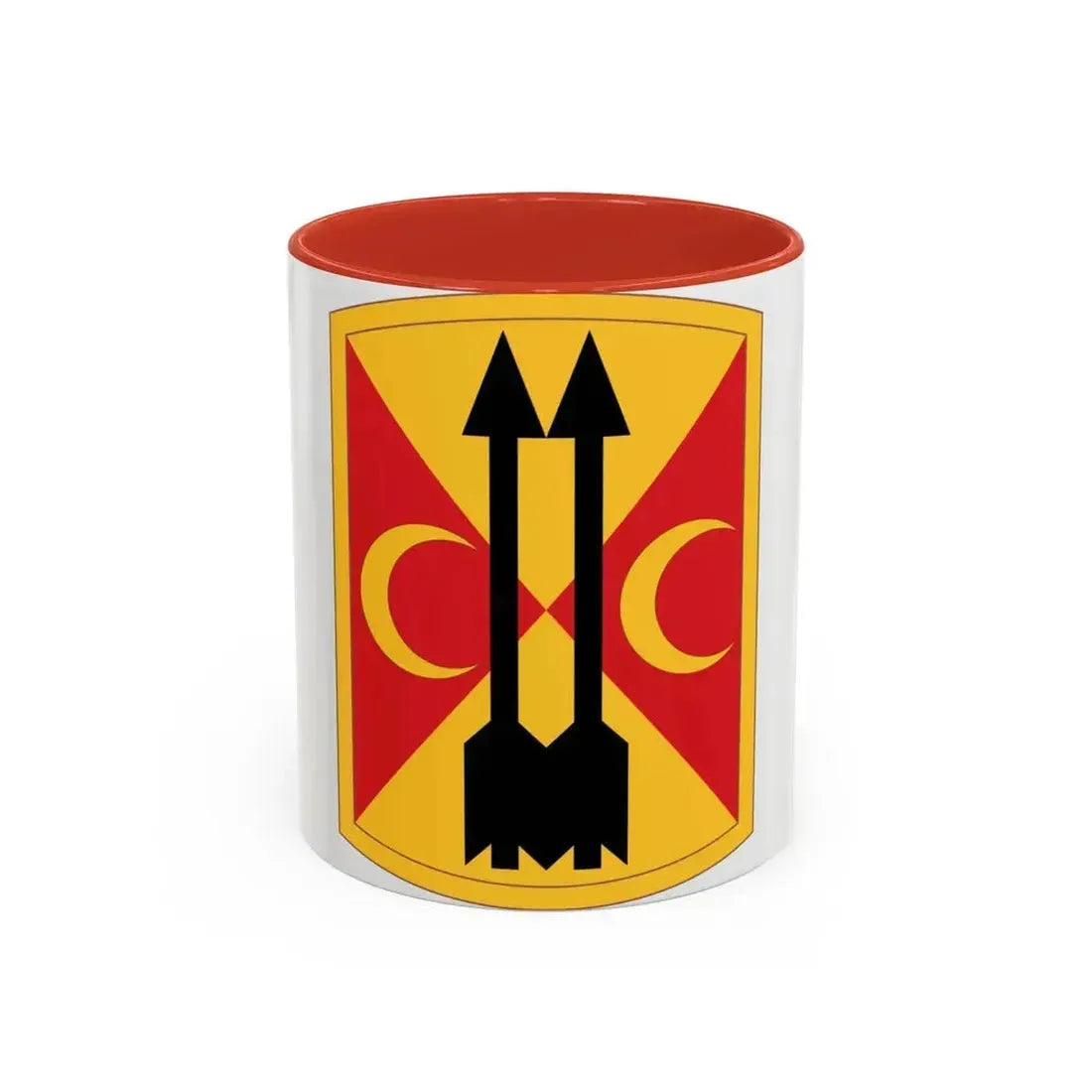 212th Field Artillery Brigade (U.S. Army) Accent Coffee Mug 11oz Red - Go Mug Yourself