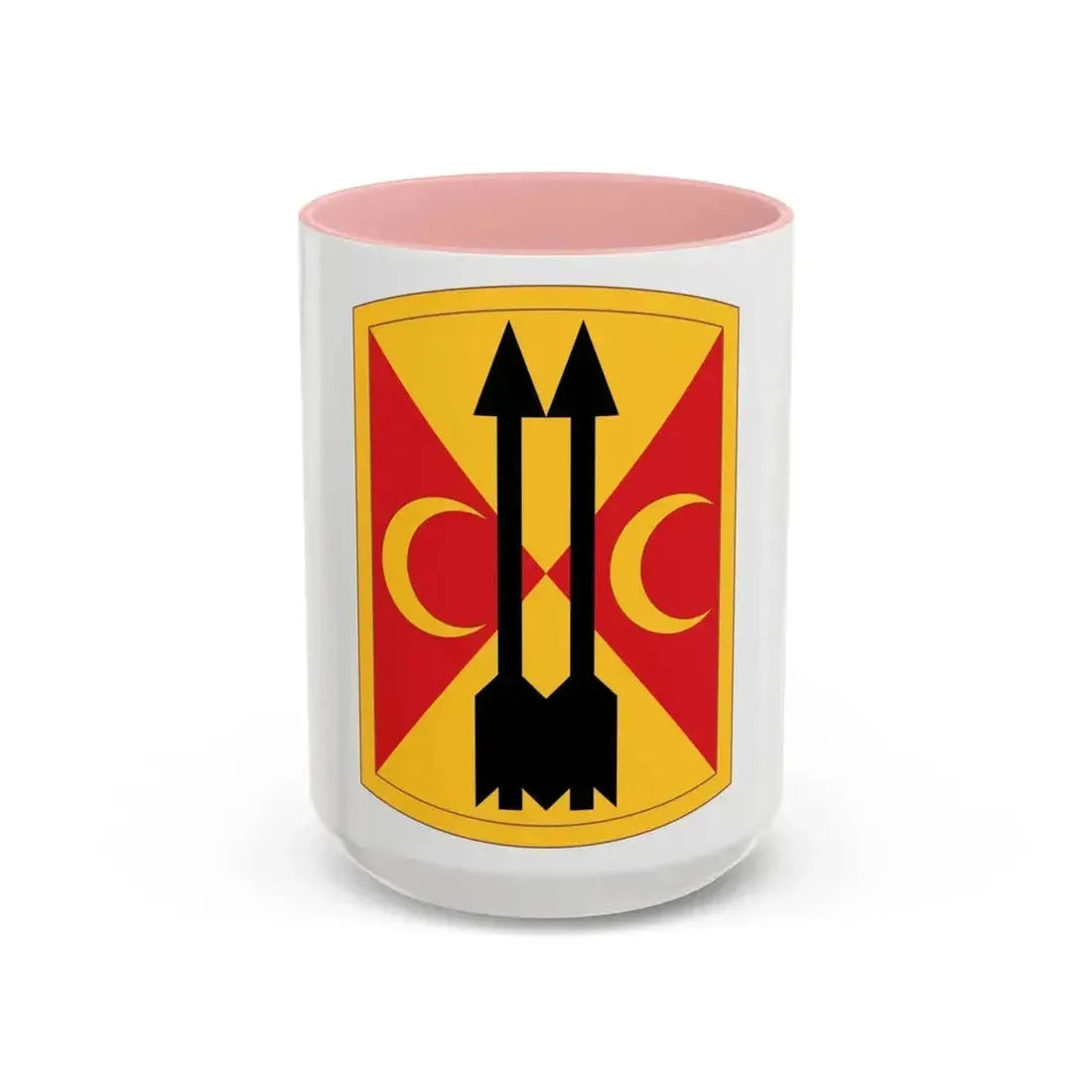 212th Field Artillery Brigade (U.S. Army) Accent Coffee Mug 15oz Pink - Go Mug Yourself