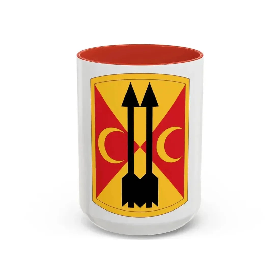 212th Field Artillery Brigade (U.S. Army) Accent Coffee Mug 15oz Red - Go Mug Yourself