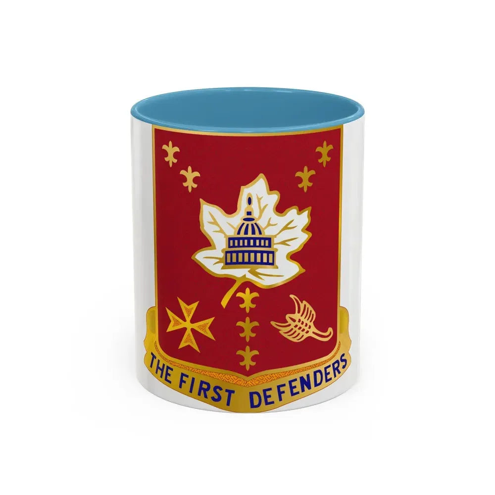 213 Air Defense Artillery Regiment (U.S. Army) Accent Coffee Mug 11oz Light Blue - Go Mug Yourself