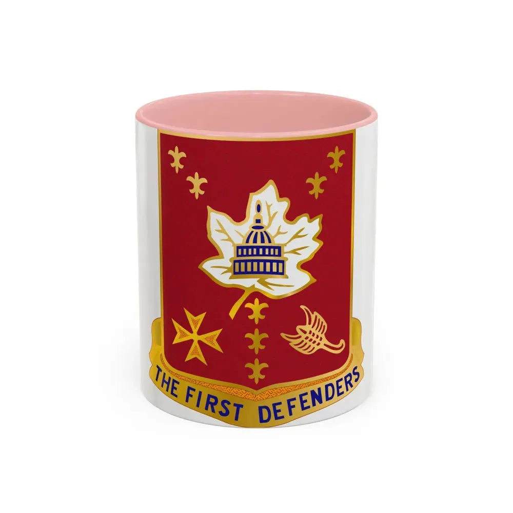 213 Air Defense Artillery Regiment (U.S. Army) Accent Coffee Mug 11oz Pink - Go Mug Yourself