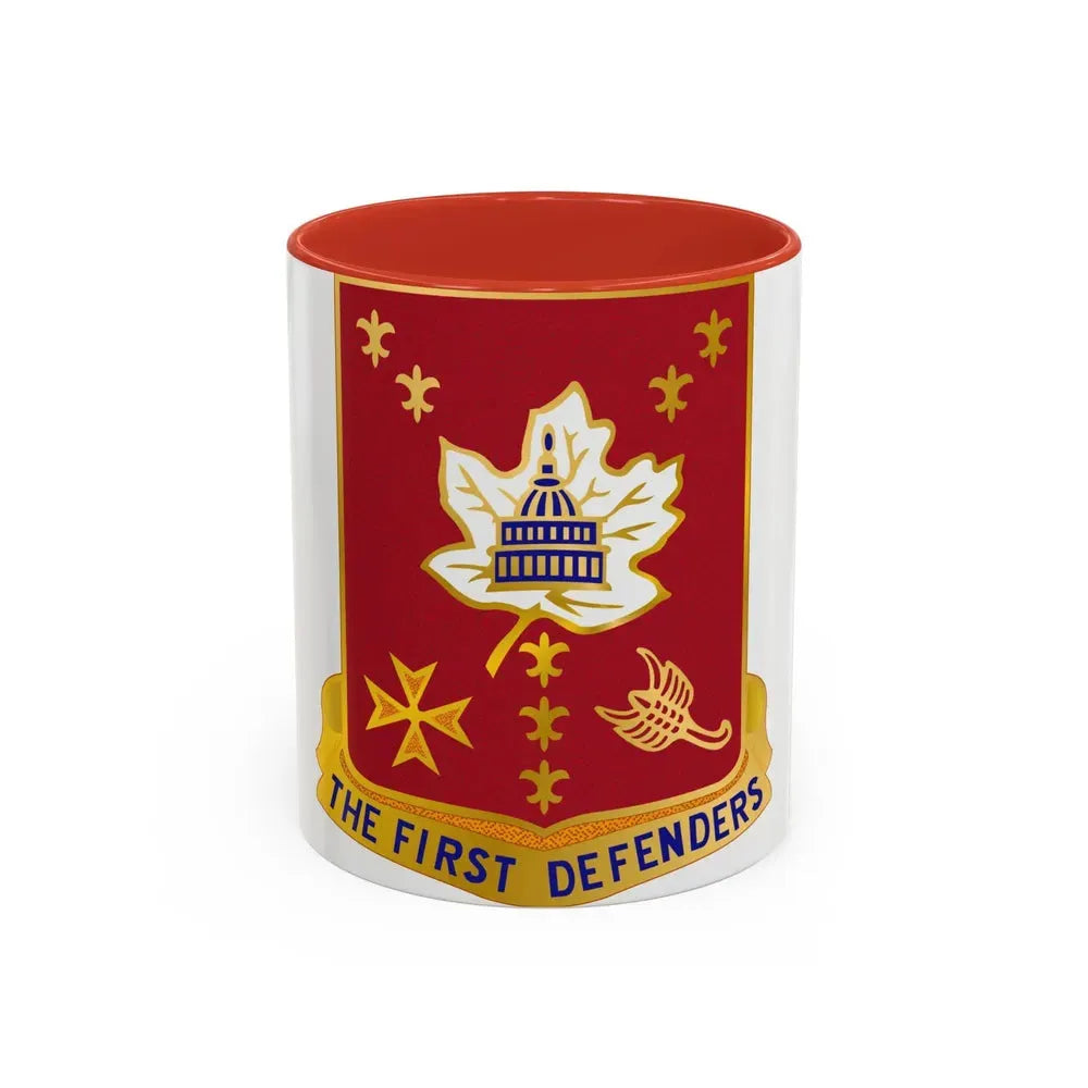 213 Air Defense Artillery Regiment (U.S. Army) Accent Coffee Mug 11oz Red - Go Mug Yourself
