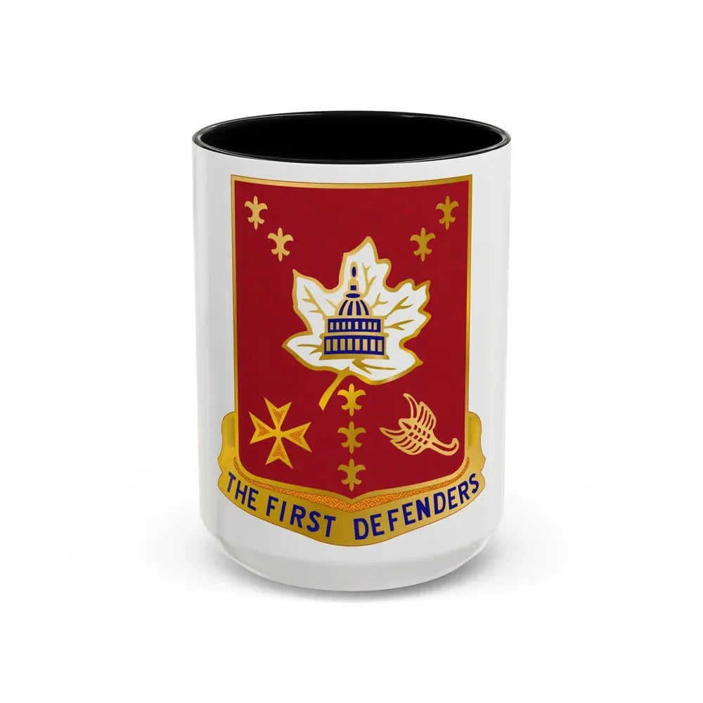 213 Air Defense Artillery Regiment (U.S. Army) Accent Coffee Mug 15oz Black - Go Mug Yourself