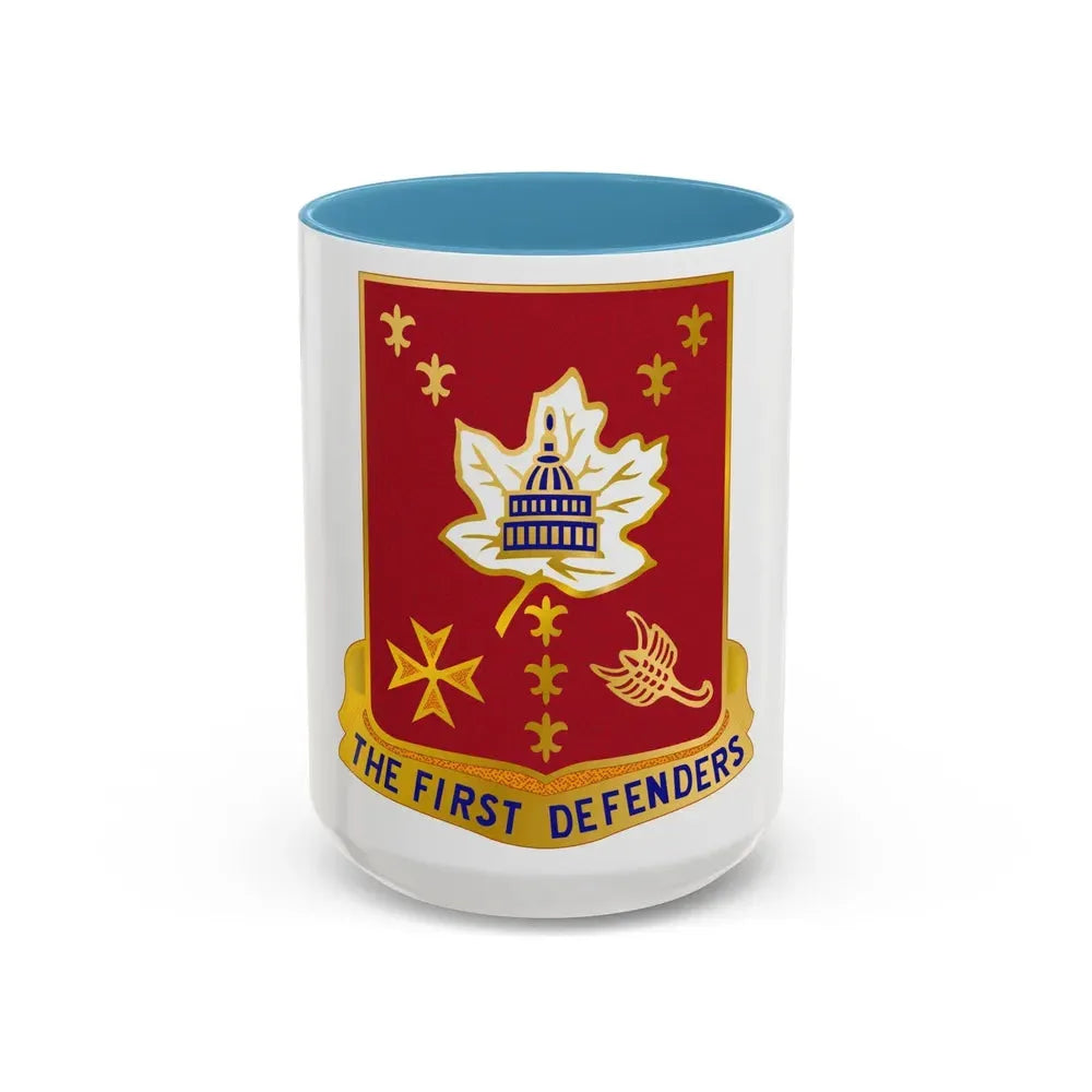 213 Air Defense Artillery Regiment (U.S. Army) Accent Coffee Mug 15oz Light Blue - Go Mug Yourself