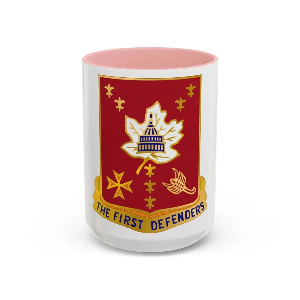 213 Air Defense Artillery Regiment (U.S. Army) Accent Coffee Mug 15oz Pink - Go Mug Yourself