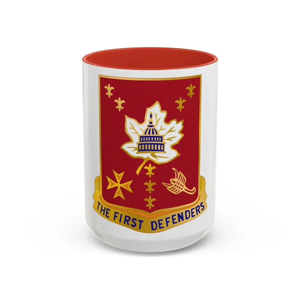 213 Air Defense Artillery Regiment (U.S. Army) Accent Coffee Mug 15oz Red - Go Mug Yourself