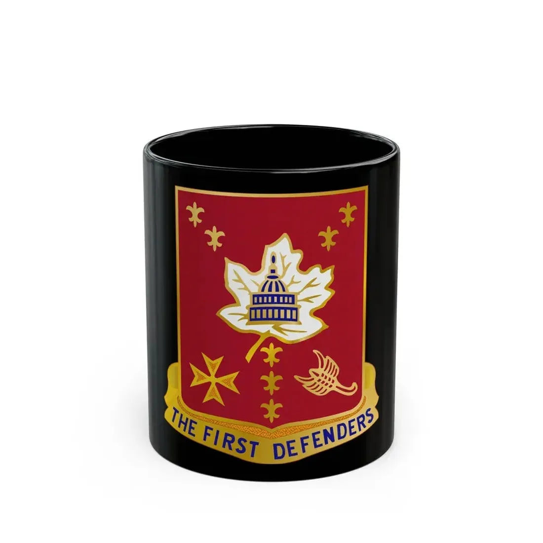 213 Air Defense Artillery Regiment (U.S. Army) Black Coffee Mug - Go Mug Yourself