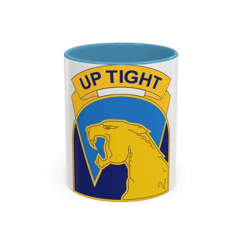 214 Aviation Regiment (U.S. Army) Accent Coffee Mug 11oz Light Blue - Go Mug Yourself