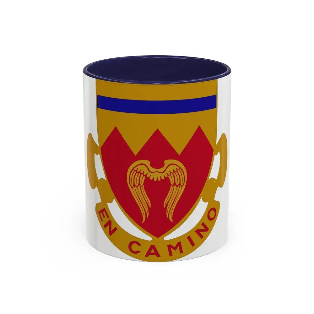 214th Armored Field Artillery Battalion (U.S. Army) Accent Coffee Mug 11oz Navy - Go Mug Yourself