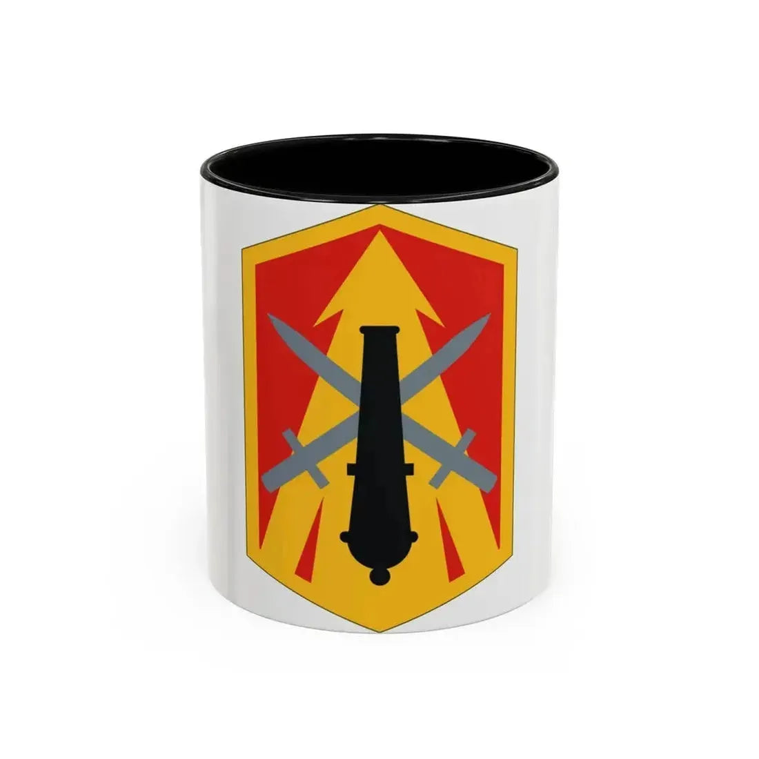 214th Field Artillery Brigade (U.S. Army) Accent Coffee Mug 11oz Black - Go Mug Yourself