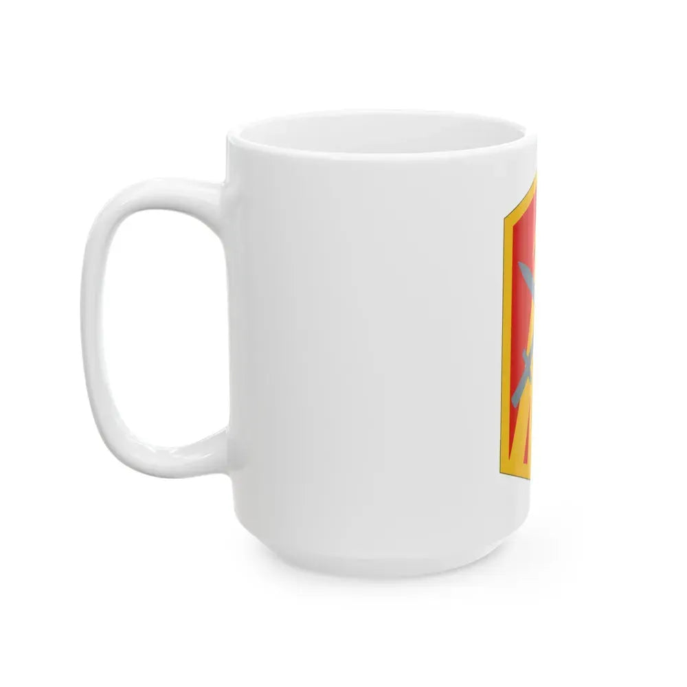 214th Field Artillery Brigade (U.S. Army) White Coffee Mug - Go Mug Yourself