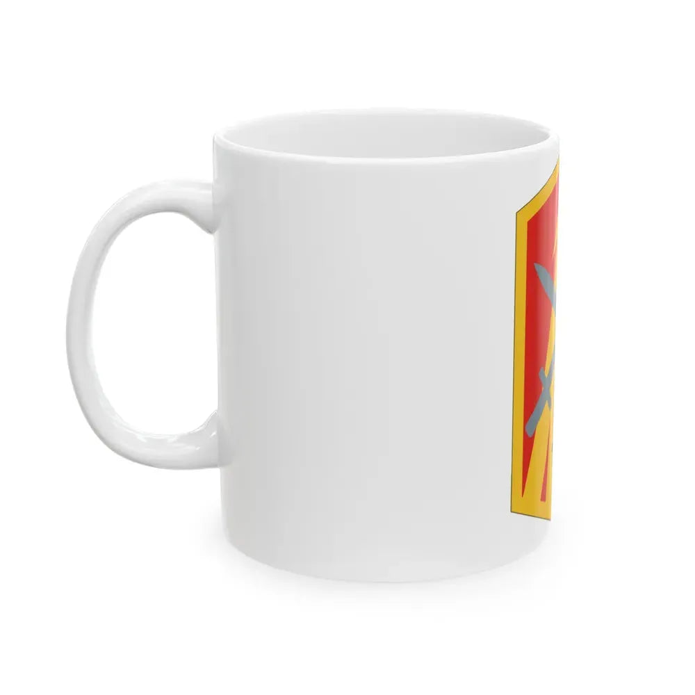 214th Field Artillery Brigade (U.S. Army) White Coffee Mug - Go Mug Yourself