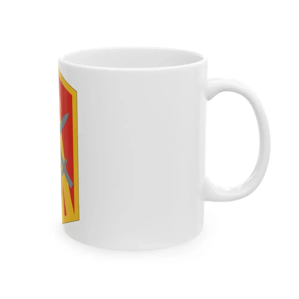 214th Field Artillery Brigade (U.S. Army) White Coffee Mug - Go Mug Yourself