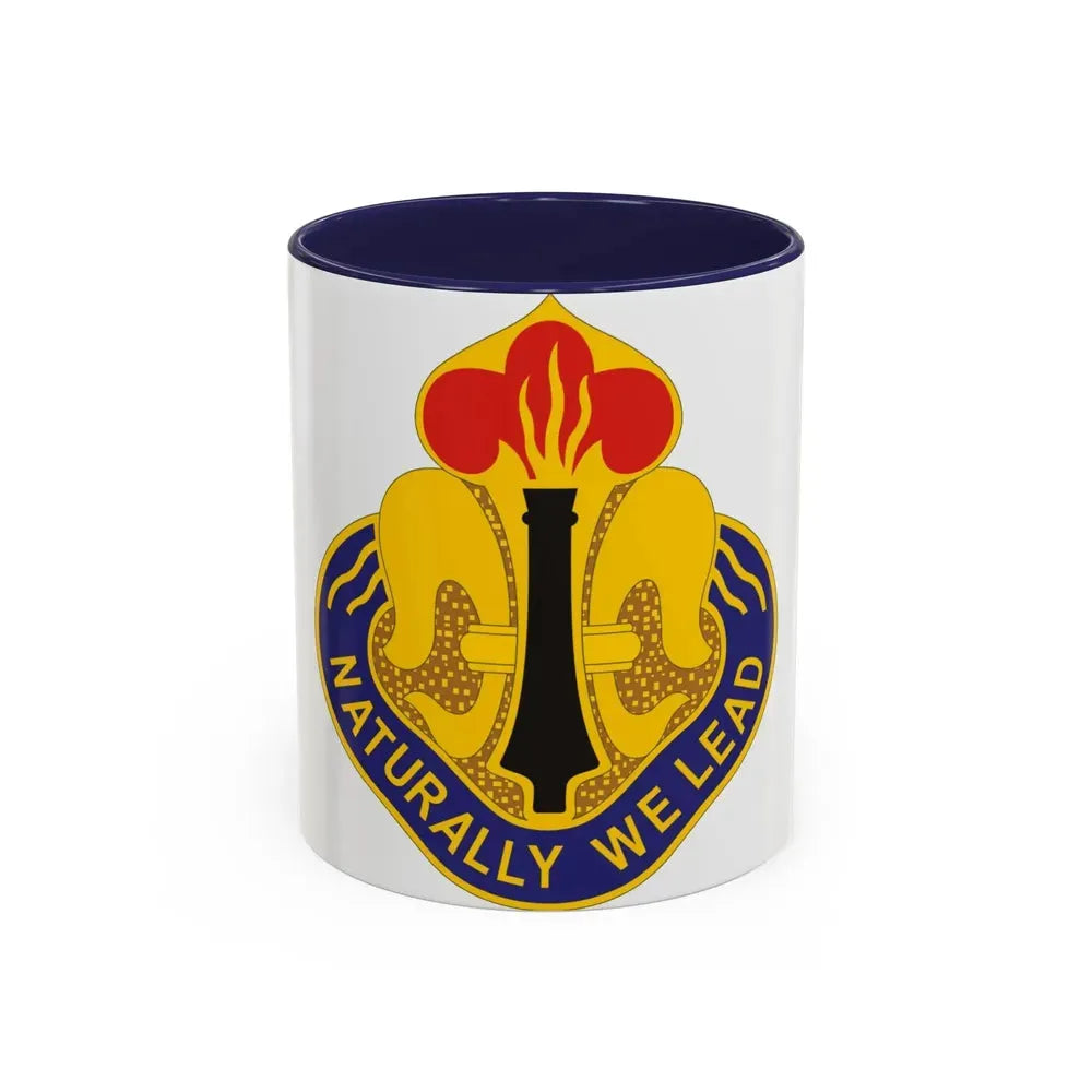 214th Field Artillery Brigade v2 (U.S. Army) Accent Coffee Mug 11oz Navy - Go Mug Yourself