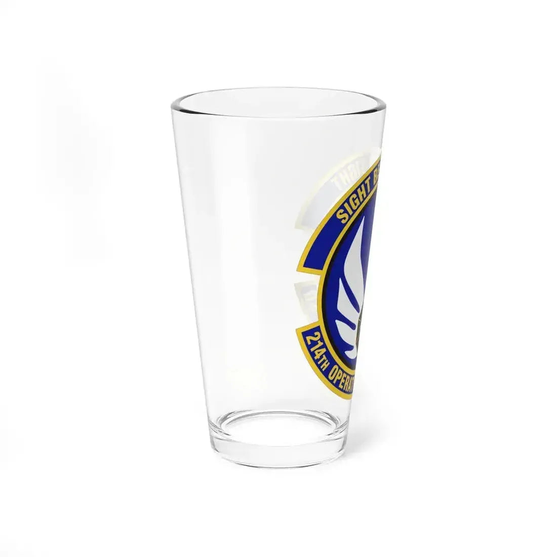 214th Operations Support Squadron (U.S. Air Force) Pint Glass 16oz - Go Mug Yourself