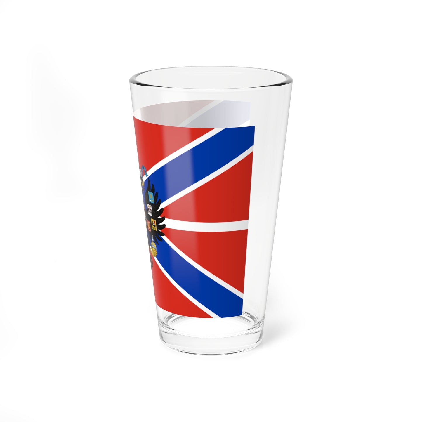Russia fortress flag 1913 (Estonia) Pint Glass 16oz