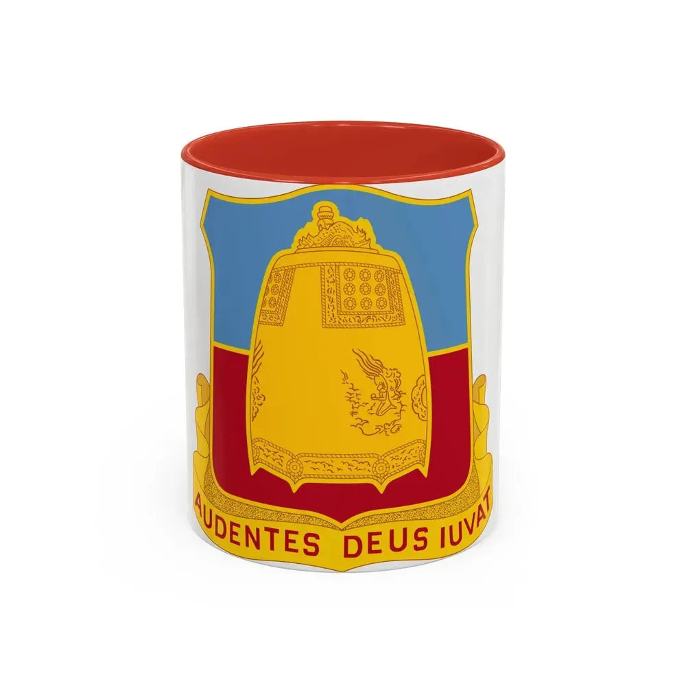 215th Armored Field Artillery Battalion (U.S. Army) Accent Coffee Mug 11oz Red - Go Mug Yourself