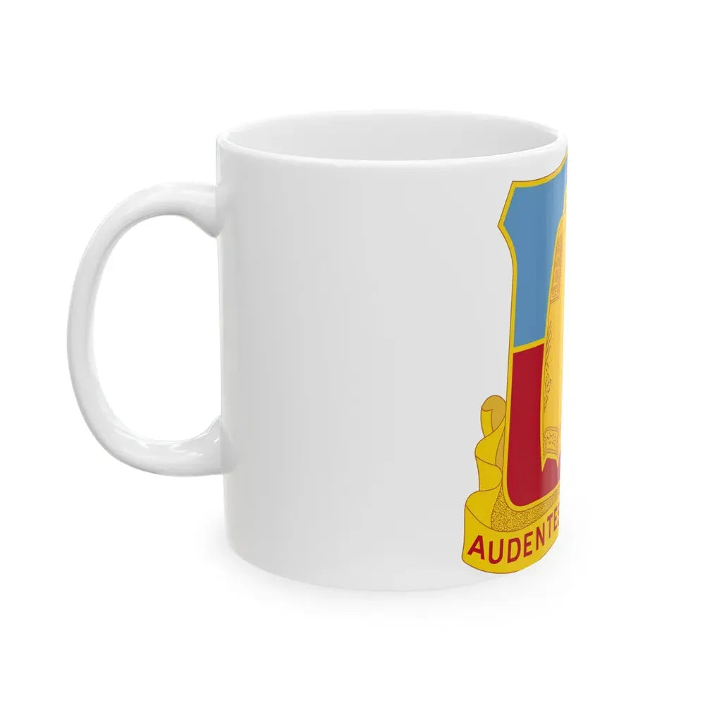 215th Armored Field Artillery Battalion (U.S. Army) White Coffee Mug - Go Mug Yourself