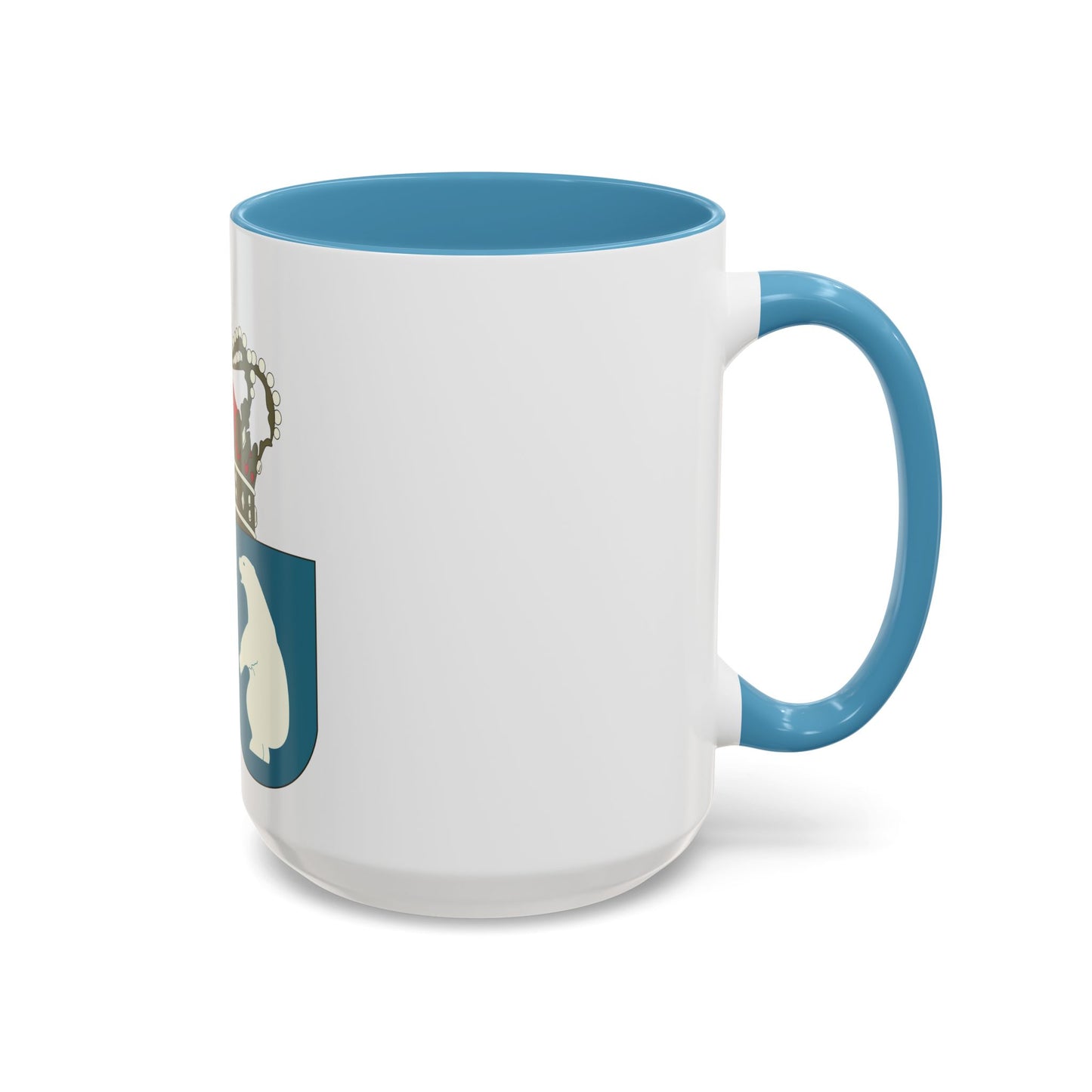 Coat of arms of the County of Greenland - Accent Coffee Mug