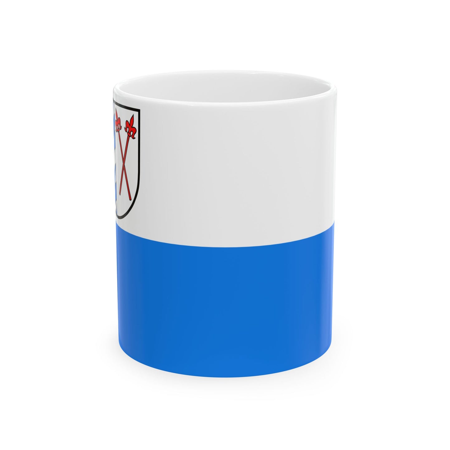 Hissflagge Eschelbronn (Germany) White Coffee Mug