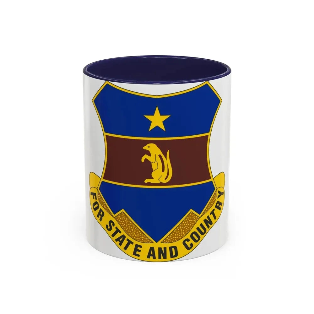 216th Air Defense Artillery Regiment (U.S. Army) Accent Coffee Mug 11oz Navy - Go Mug Yourself