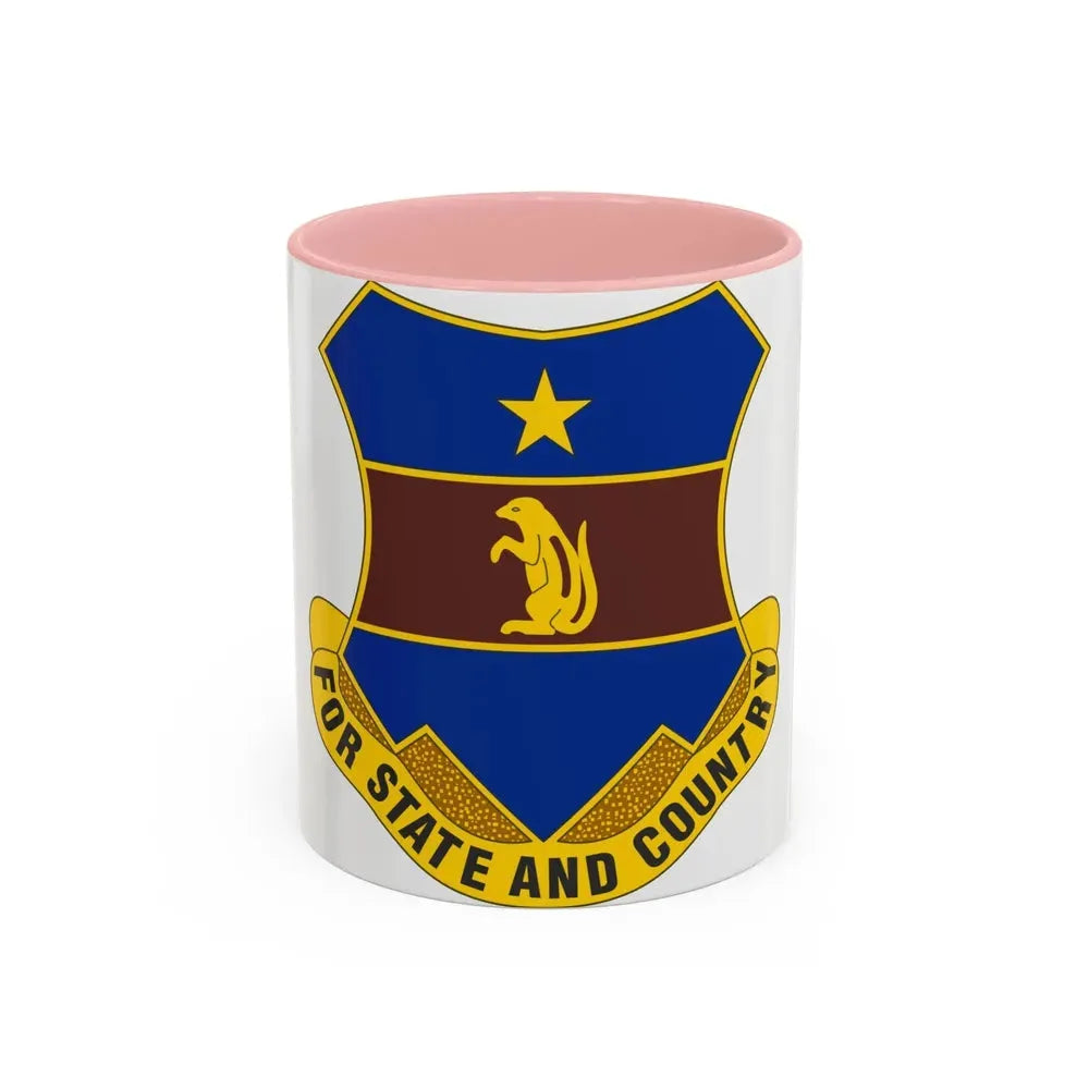 216th Air Defense Artillery Regiment (U.S. Army) Accent Coffee Mug 11oz Pink - Go Mug Yourself