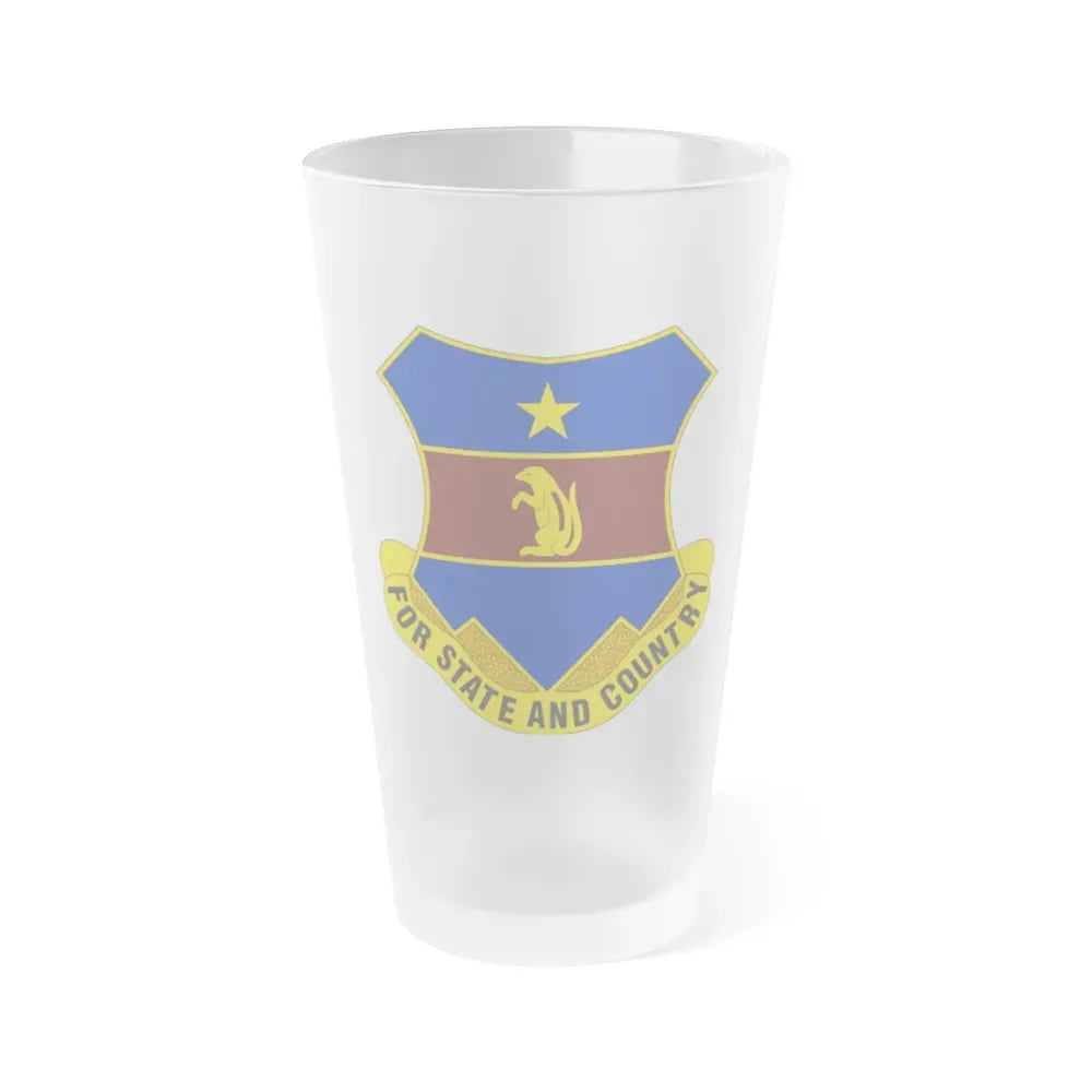 216th Air Defense Artillery Regiment (U.S. Army) Frosted Pint Glass 16oz Default Title - Go Mug Yourself