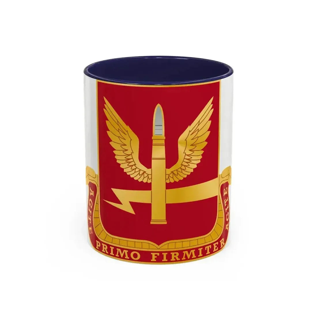 217th Antiaircraft Artillery Battalion (U.S. Army) Accent Coffee Mug 11oz Navy - Go Mug Yourself