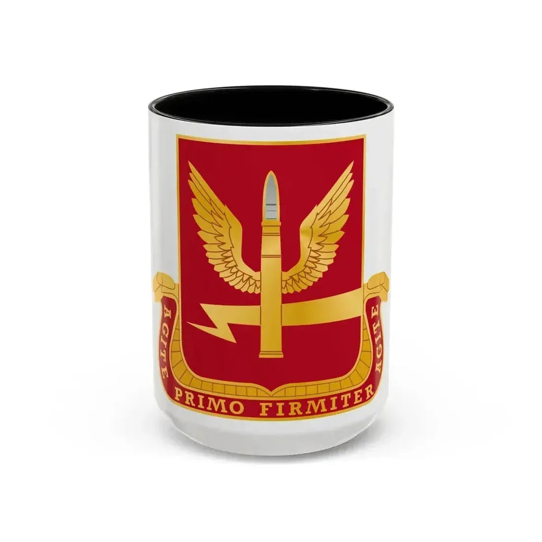 217th Antiaircraft Artillery Battalion (U.S. Army) Accent Coffee Mug 15oz Black - Go Mug Yourself