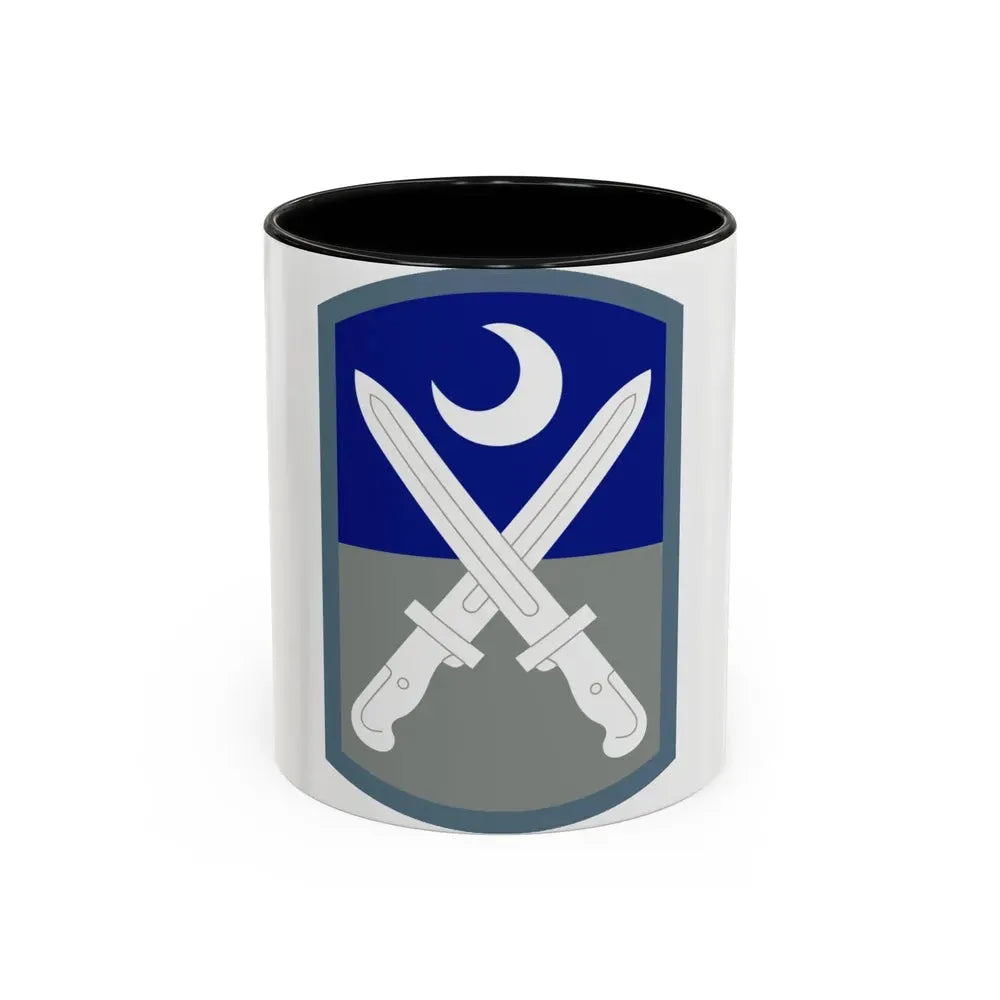 218 Maneuver Enhancement Brigade (U.S. Army) Accent Coffee Mug 11oz Black - Go Mug Yourself