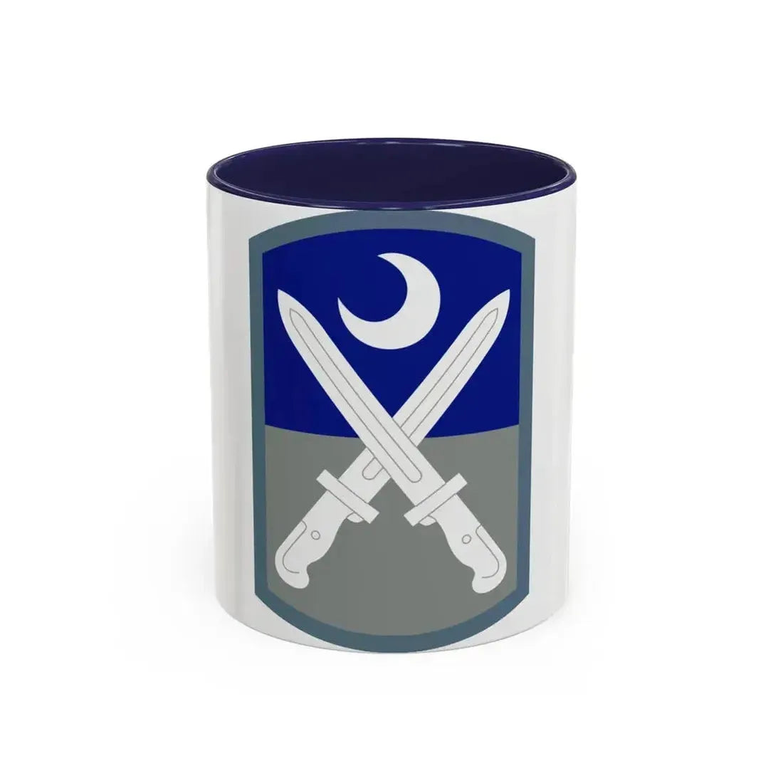 218 Maneuver Enhancement Brigade (U.S. Army) Accent Coffee Mug 11oz Navy - Go Mug Yourself