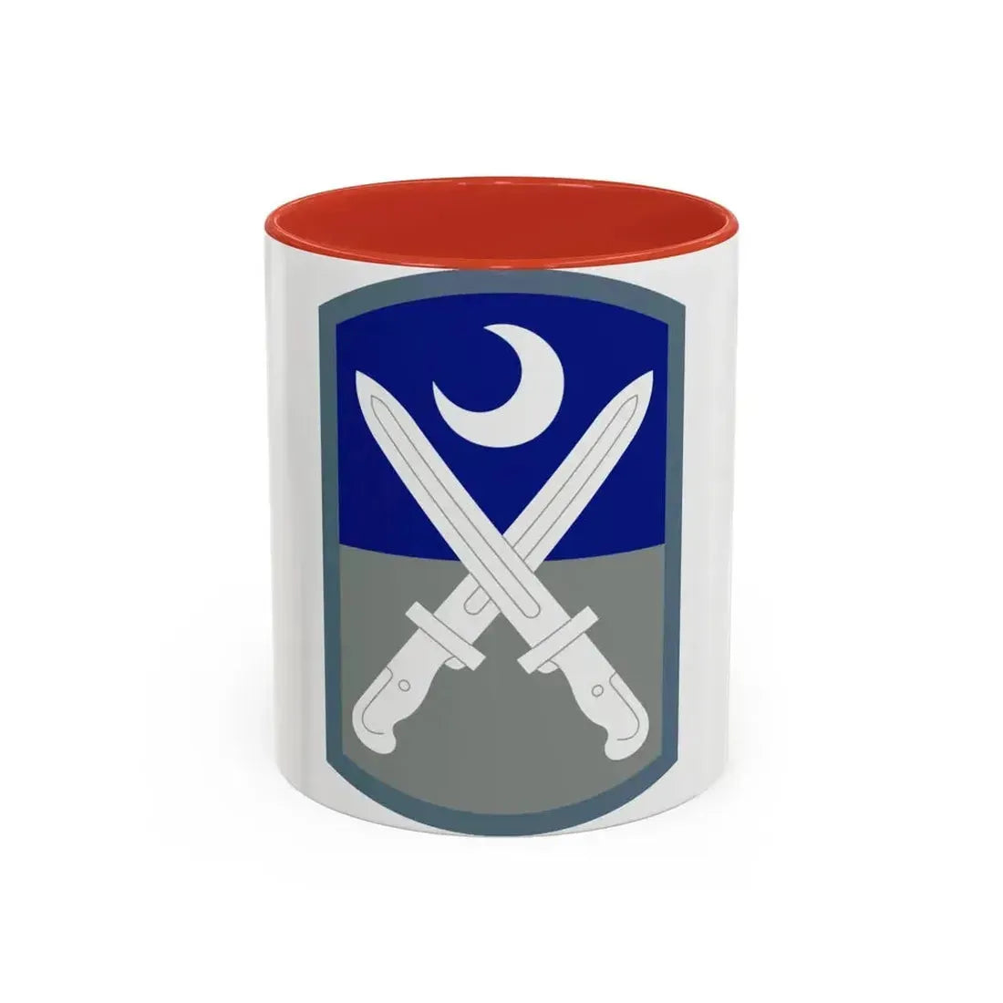 218 Maneuver Enhancement Brigade (U.S. Army) Accent Coffee Mug 11oz Red - Go Mug Yourself