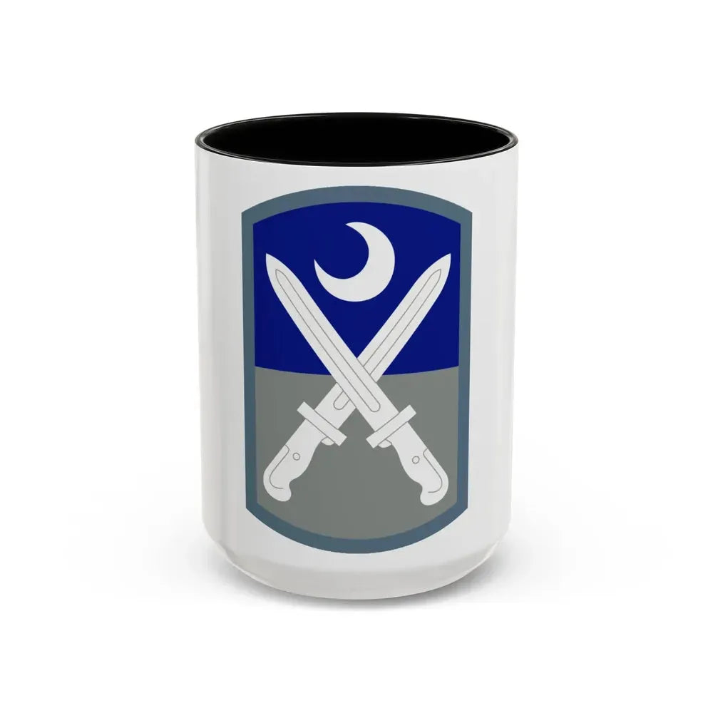 218 Maneuver Enhancement Brigade (U.S. Army) Accent Coffee Mug 15oz Black - Go Mug Yourself