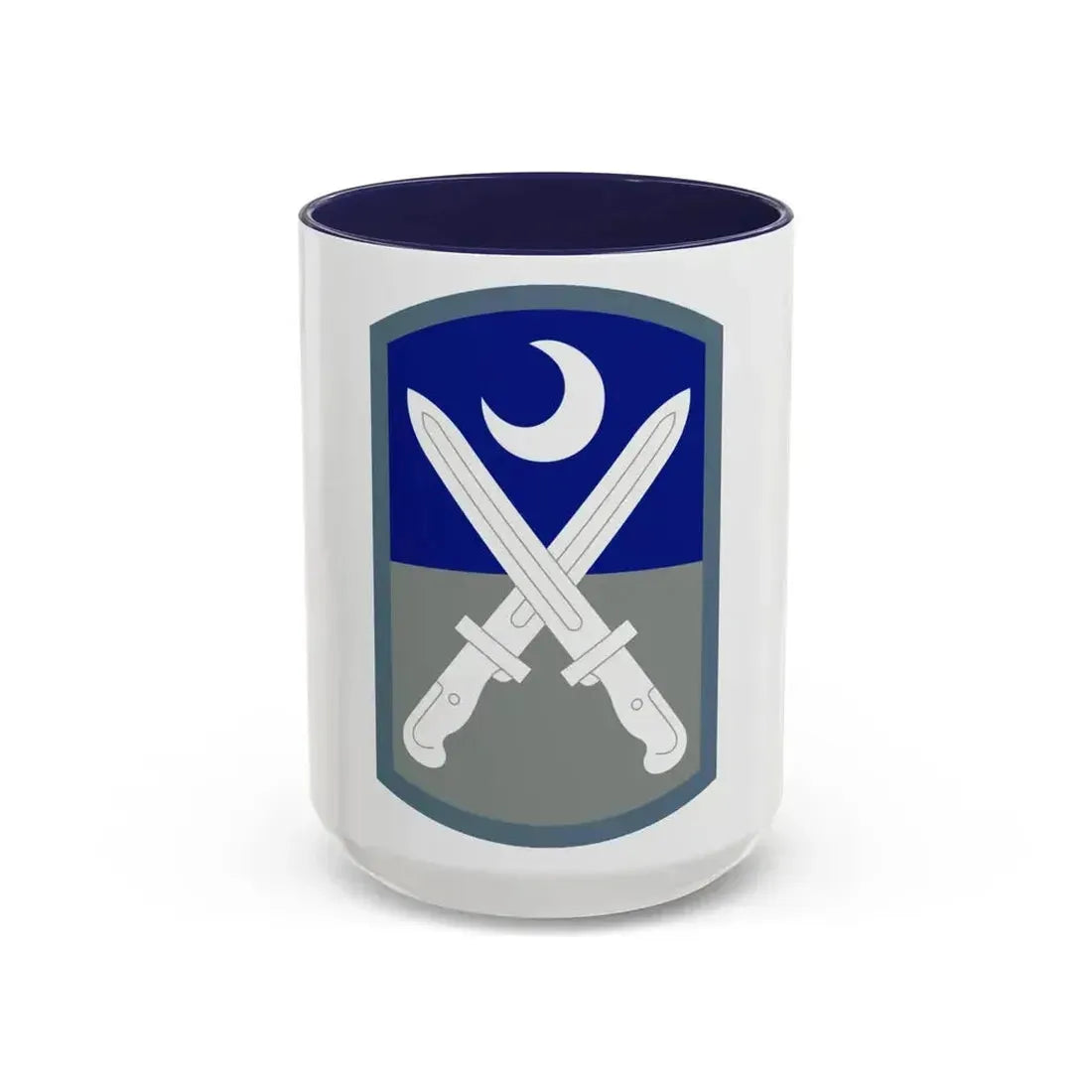 218 Maneuver Enhancement Brigade (U.S. Army) Accent Coffee Mug 15oz Navy - Go Mug Yourself