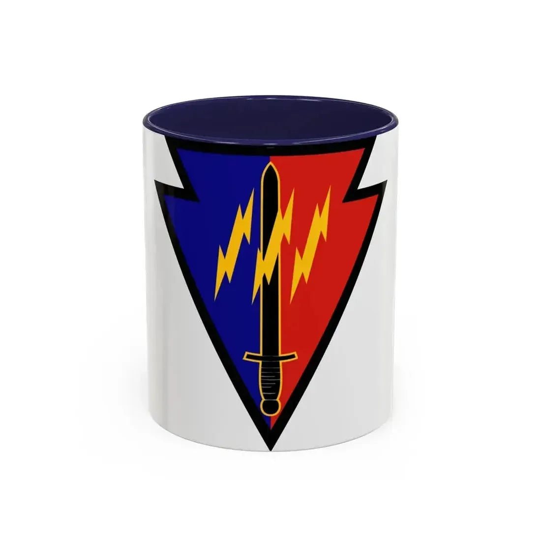 219th Battlefield Surveillance Brigade (U.S. Army) Accent Coffee Mug 11oz Navy - Go Mug Yourself