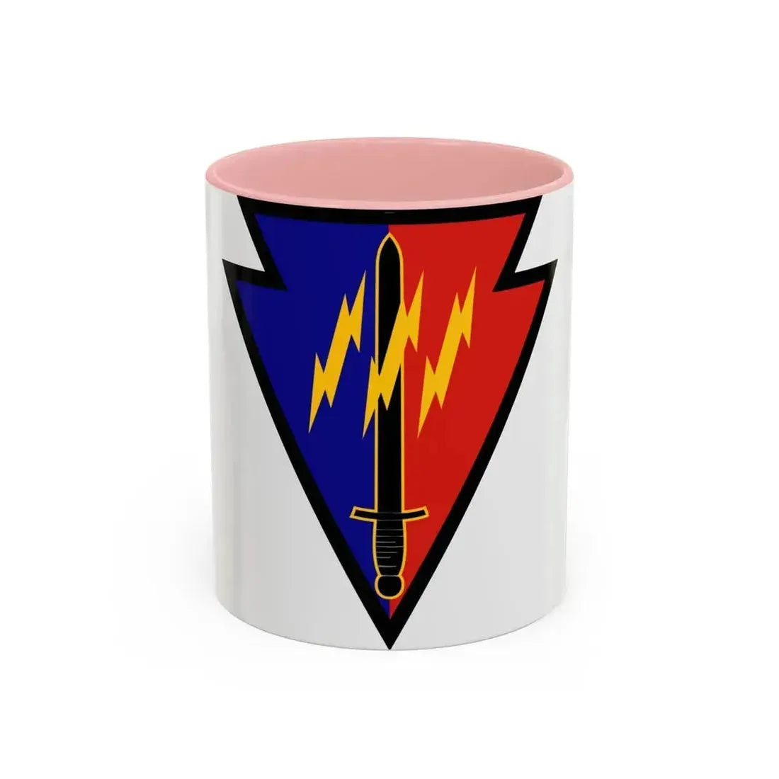 219th Battlefield Surveillance Brigade (U.S. Army) Accent Coffee Mug 11oz Pink - Go Mug Yourself