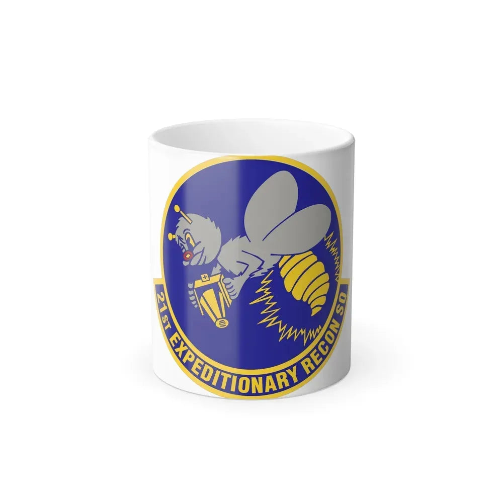21st Expeditionary Reconnaissance Squadron (U.S. Air Force) Color Changing Coffee Mug 11oz - Go Mug Yourself