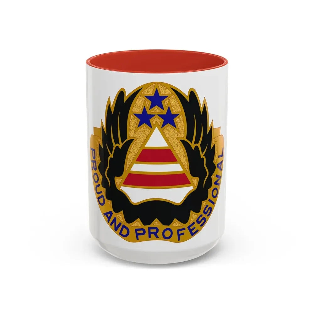 22 Aviation Battalion (U.S. Army) Accent Coffee Mug 15oz Red - Go Mug Yourself