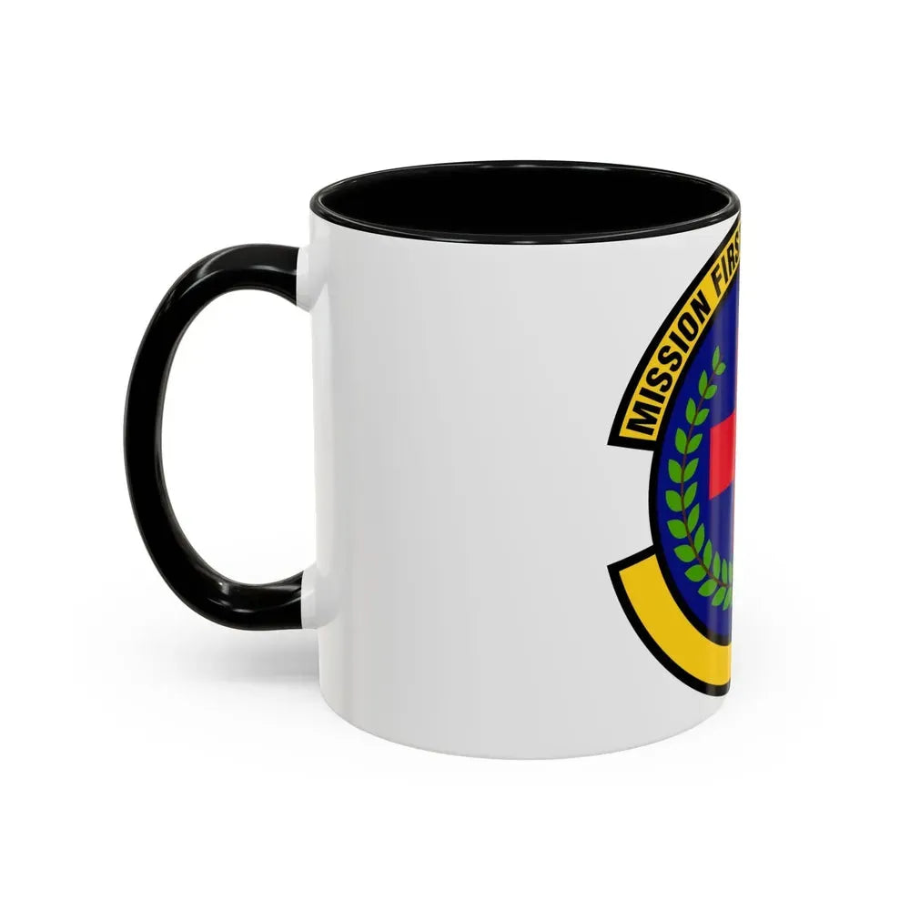 22 Healthcare Operations Squadron AMC (U.S. Air Force) Accent Coffee Mug - Go Mug Yourself