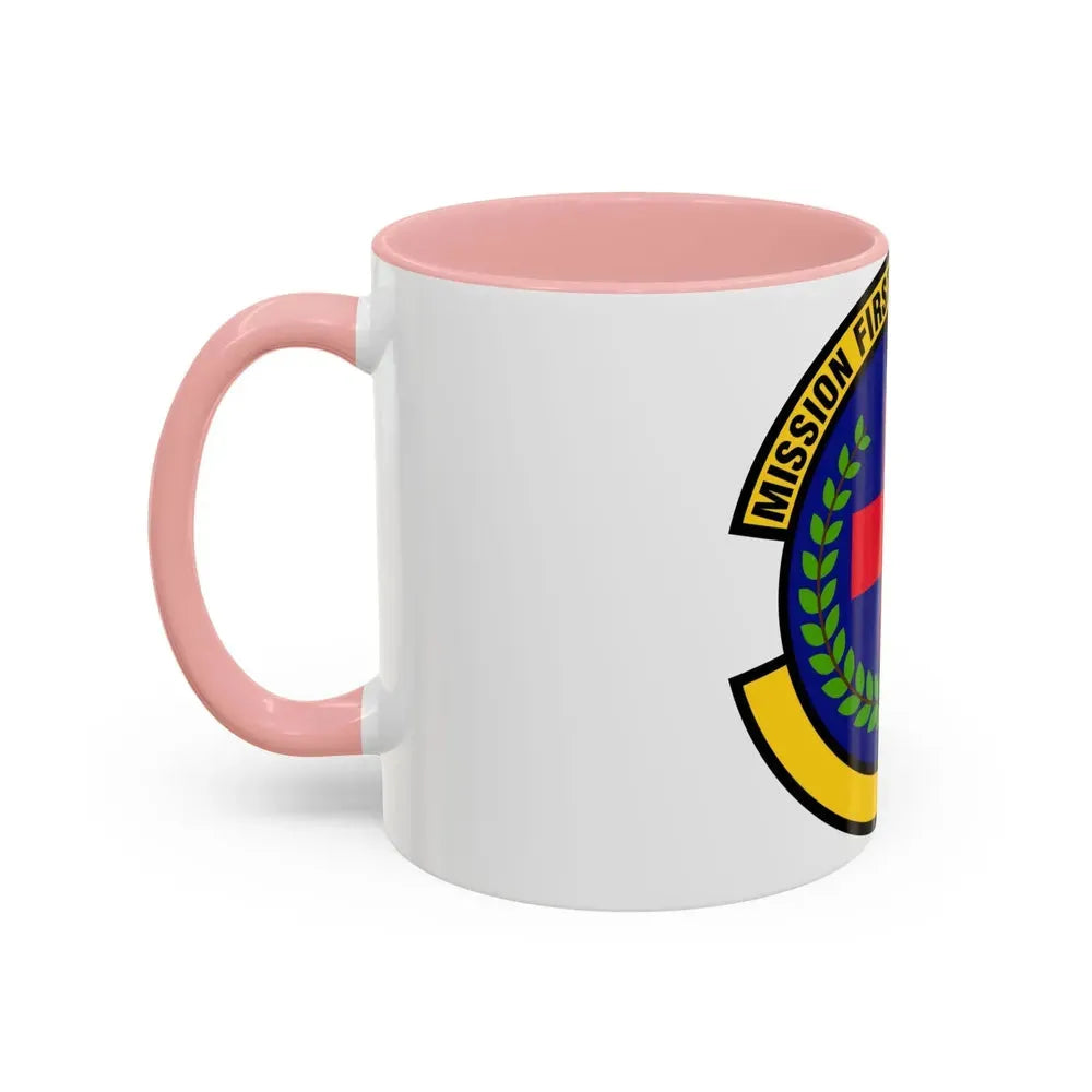 22 Healthcare Operations Squadron AMC (U.S. Air Force) Accent Coffee Mug - Go Mug Yourself