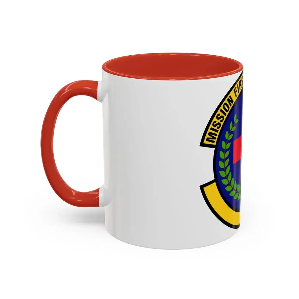 22 Healthcare Operations Squadron AMC (U.S. Air Force) Accent Coffee Mug - Go Mug Yourself