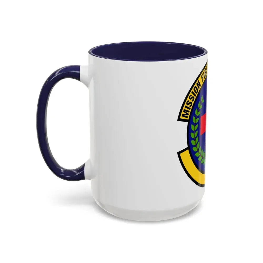 22 Healthcare Operations Squadron AMC (U.S. Air Force) Accent Coffee Mug - Go Mug Yourself